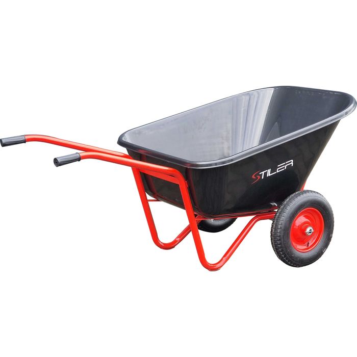 TACZKA OGRODOWA dwukołowa KOLEBA wózek paszowy japonka spawana 300L