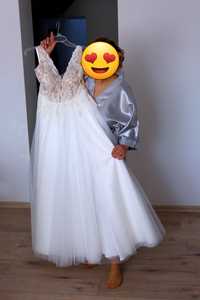 Sukienka ślubna biała
