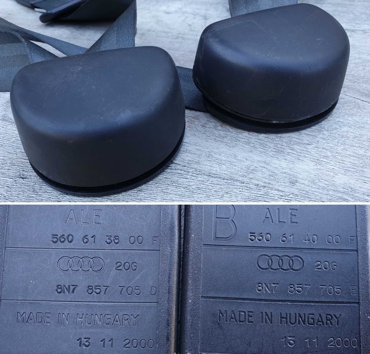 Audi TT 8N Cabrio Roadster Pasy bezpieczeństwa