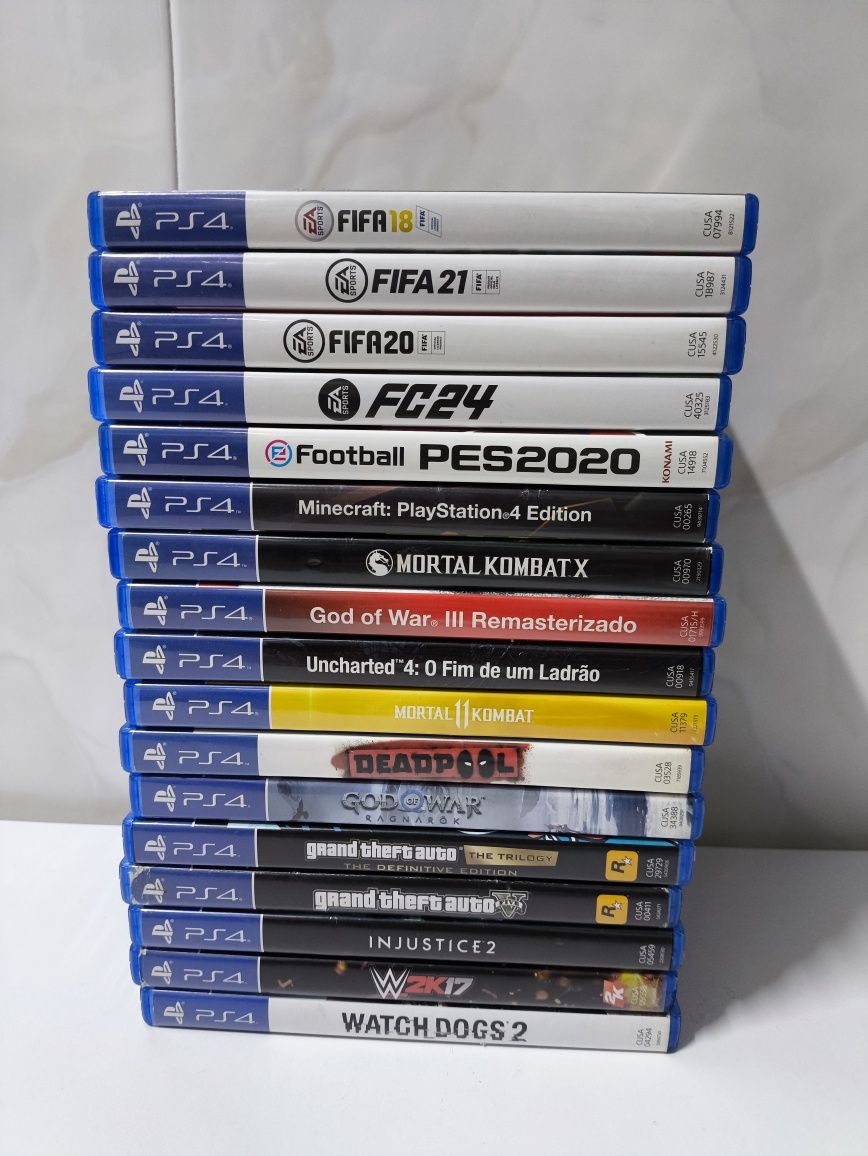 Jogos PS4 e Nintendo switch (preços descrição)
