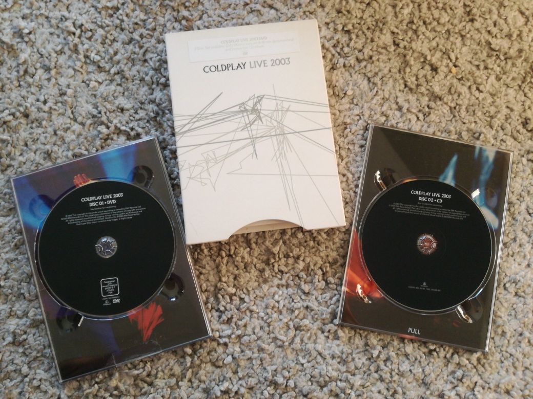 DVD Coldplay Live 2003 (Edição especial de coleccionador)