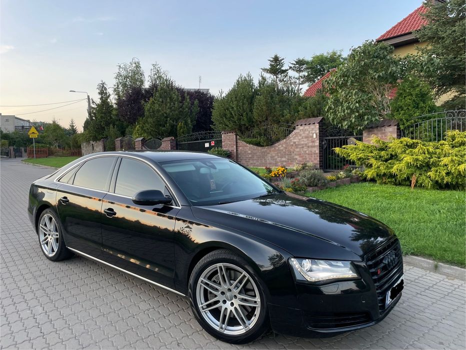Piękne Audi A8 D4.4.2 Benzyna. Gaz. Aktywny wydech. Mega Stan. Zamiana