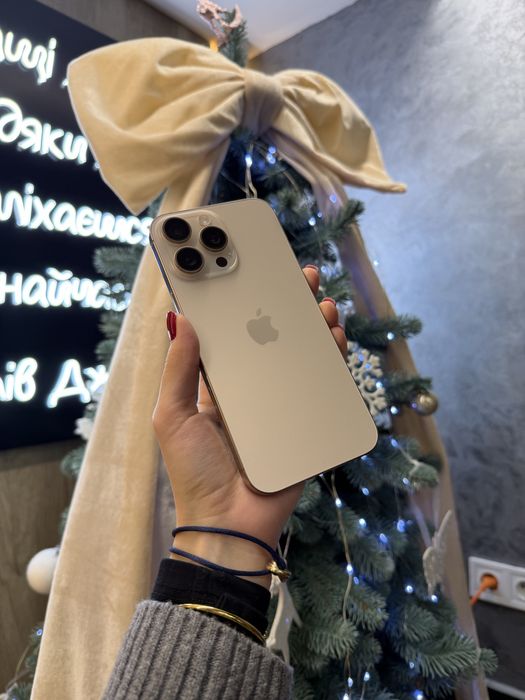 Найнижча ціна IPHONE 16Pro Max 256 Desert Titanium Neverlock IGRAND