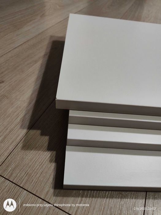 Zestaw 4 półek UTRUSTA40x37cm białe