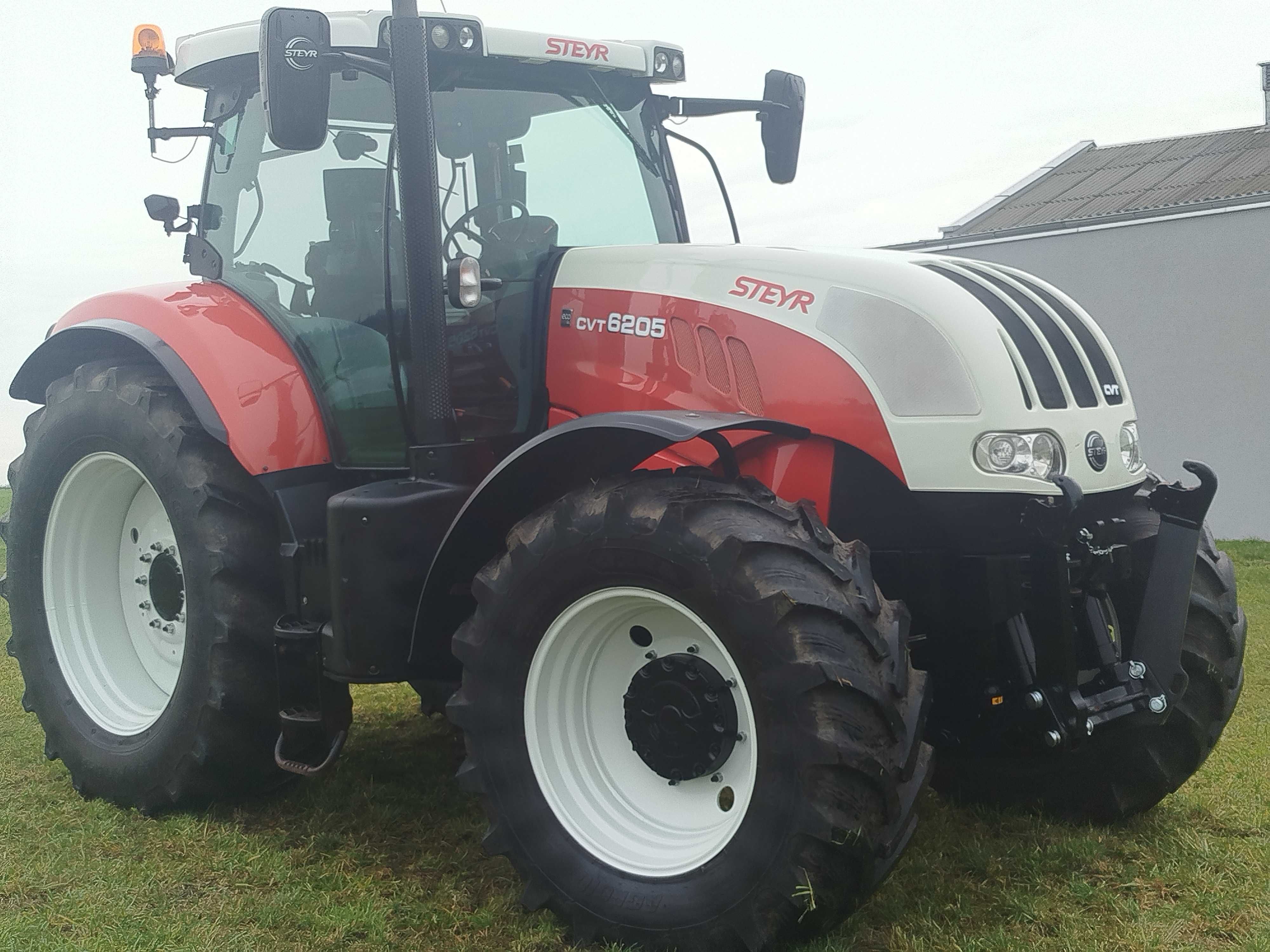 Ciągnik Steyr CVT 6205, New Holland, Case, rok 2015