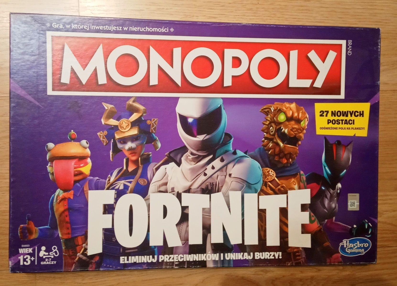 Monopoly Fortnite wersja językowa polska gra planszowa