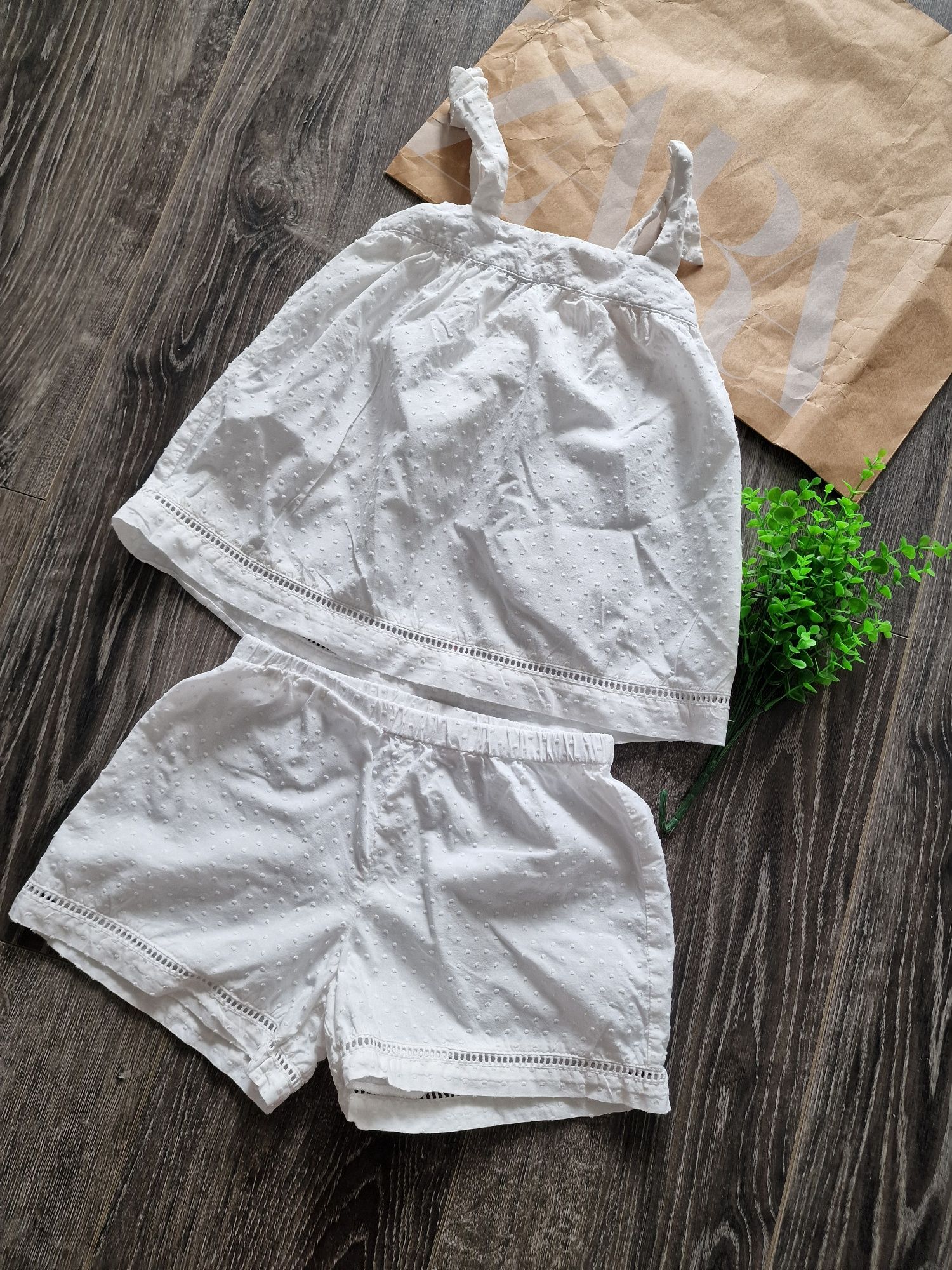 Letnia piżama boho Zara plumetti r. 8-9 lat