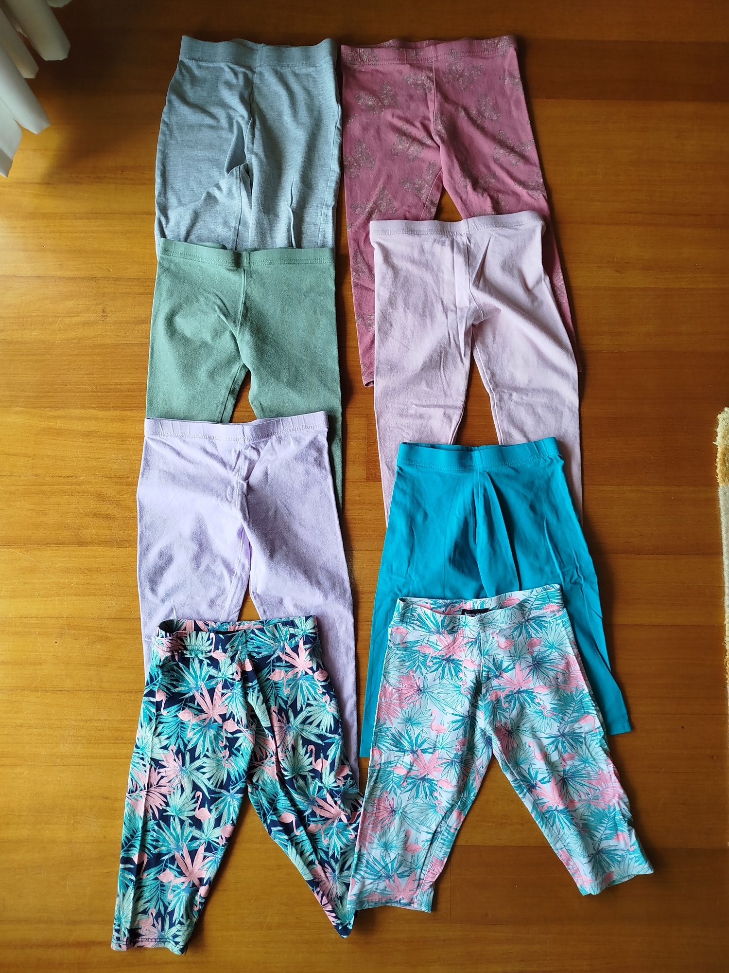 Conjunto leggings e corsários 4-5 anos