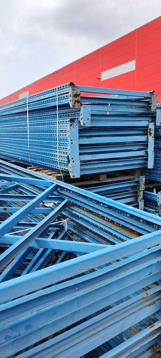 Regał magazynowy, Regały paletowe wys. 4,30m,7m,10.5m, nośność 3x750kg