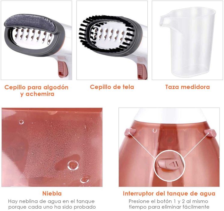 Ferro de Engomar a Vapor Vertical 280 ml 1500 W  Mãe