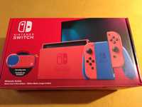 Limitowane Nintendo Switch V2 Mario Red and Blue Edition