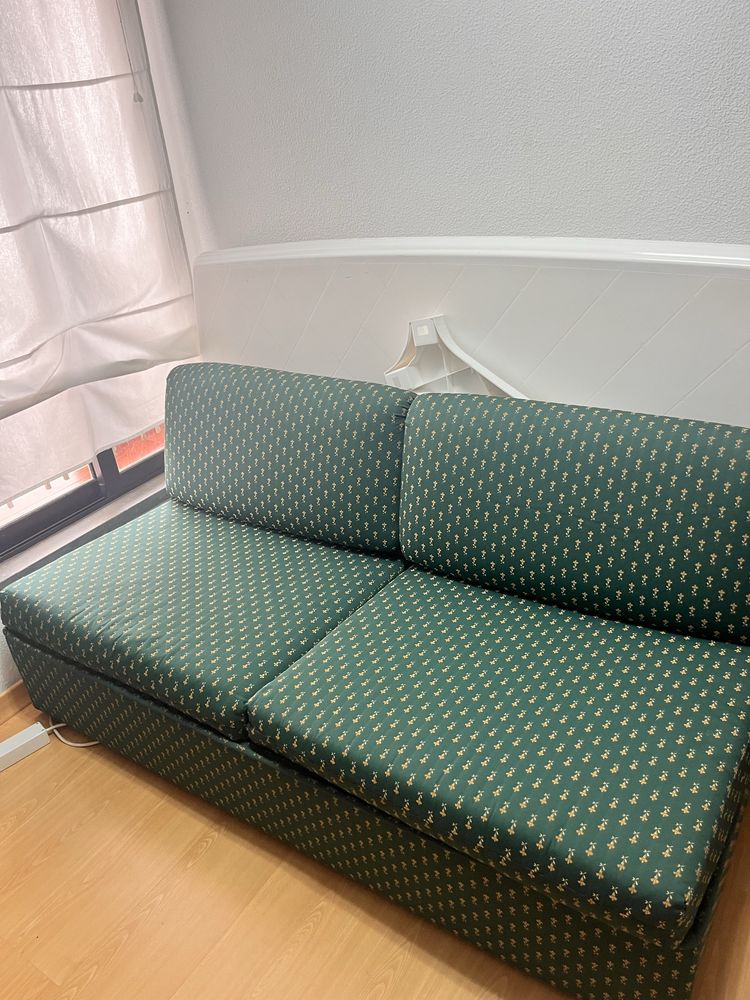 Sofá Cama Com Capa Branca