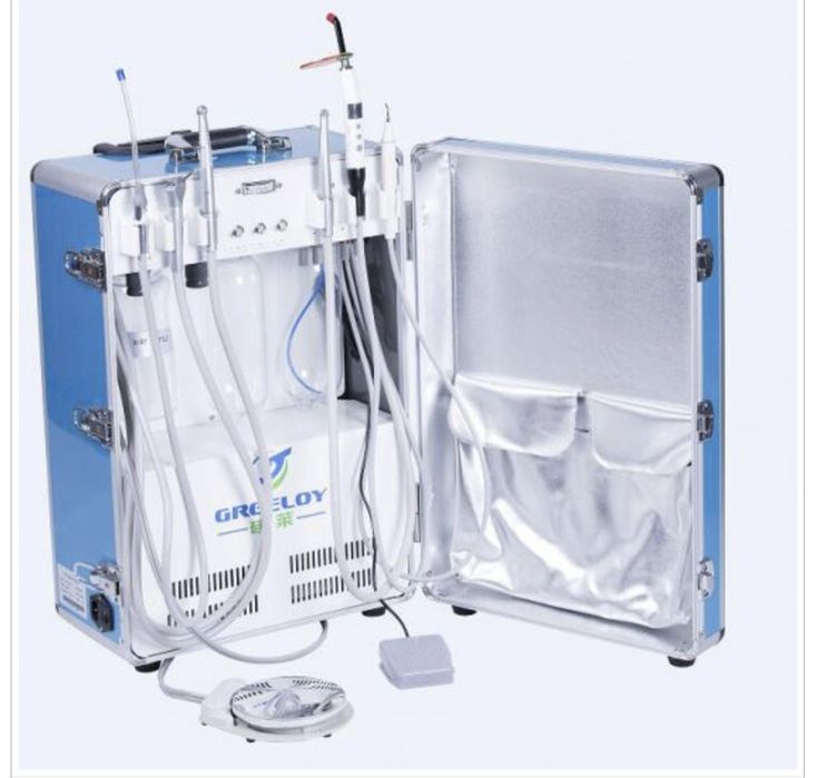 Greeloy® Przenośny unit stomatologiczny wbudowana sprężarka itp.stacja