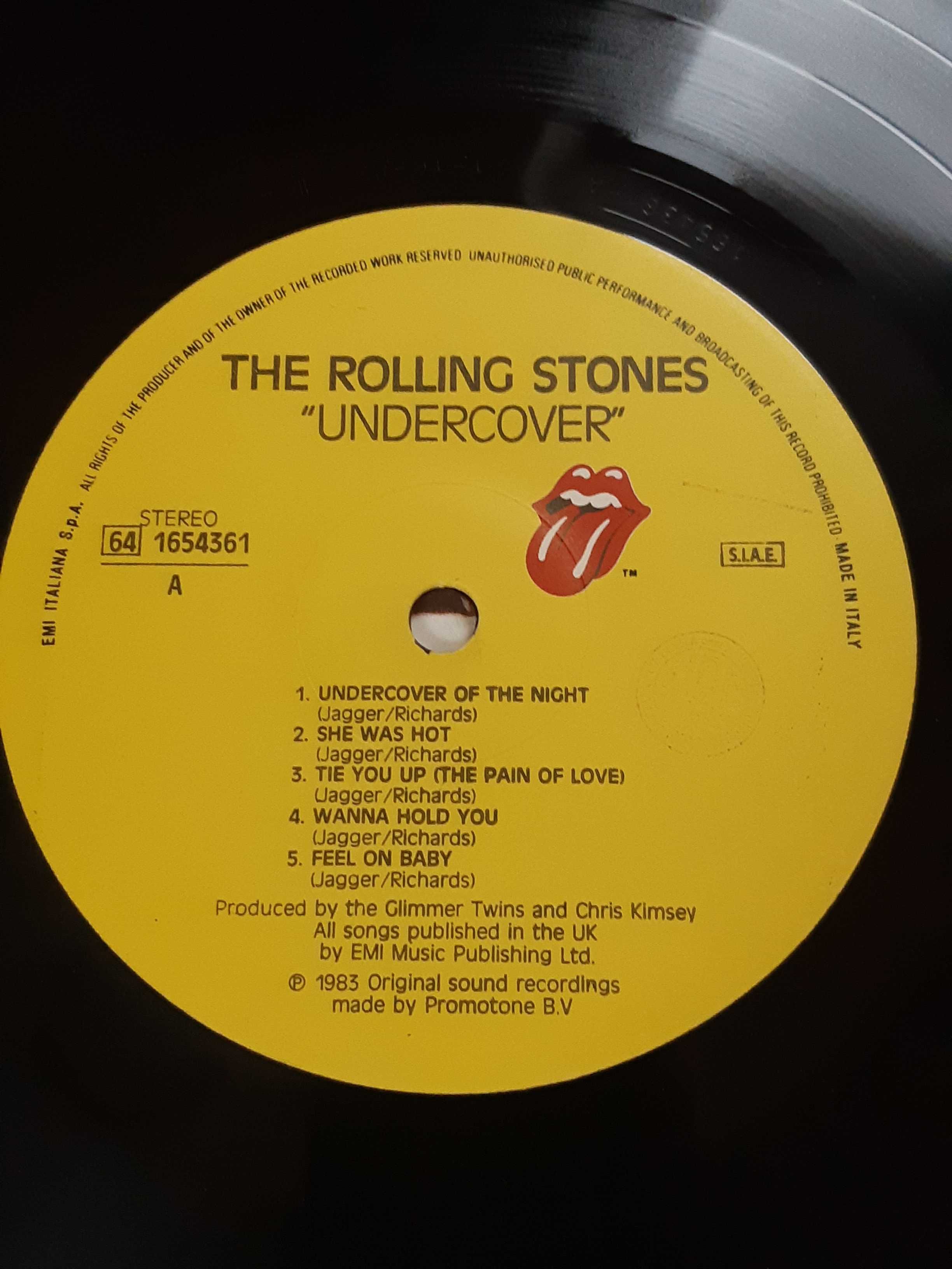 EX, 1. wyd. ITA 1983, The Rolling Stones LP Undercover, winyl