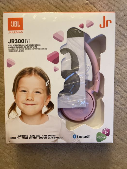 Słuchawki bezprzewodowe JBL JR300BT jak nowe
