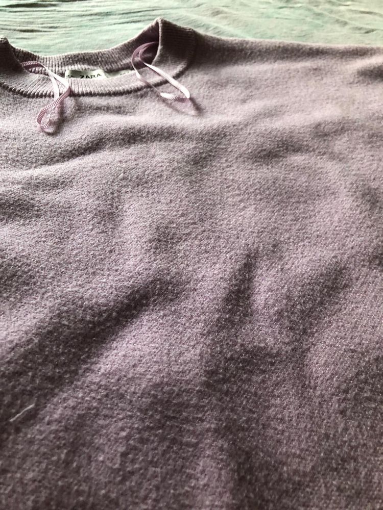 Camisola rosa de manga comprida