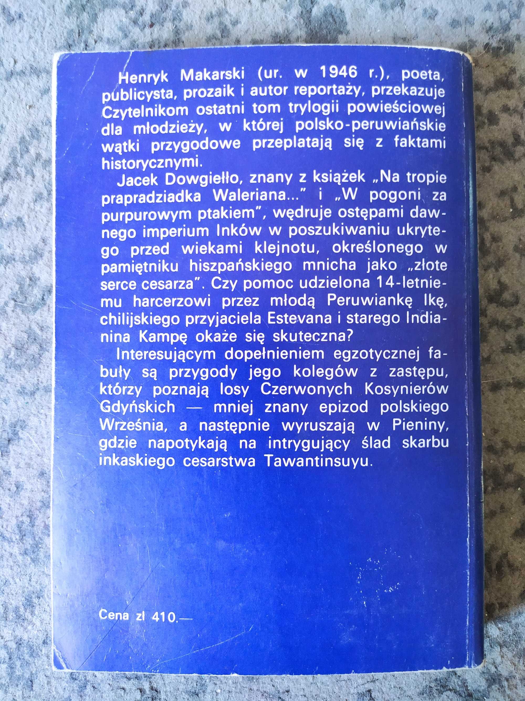 Złote serce cesarza Henryk Makarski 1989