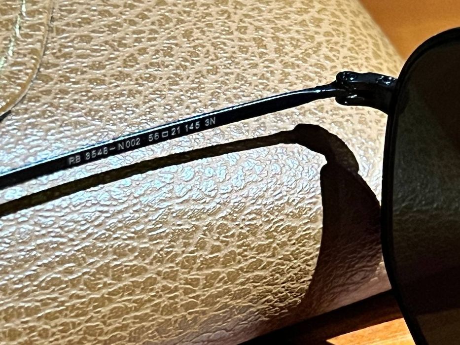 Ray Ban ОРИГИНАЛ 3548 Очки Hexagonal Flat Lenses солнцезащитные окуляр