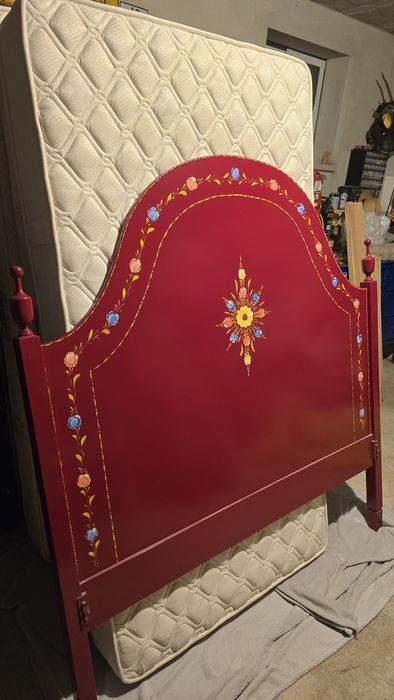 1 Cama Casal Alentejana Pintada à Mão