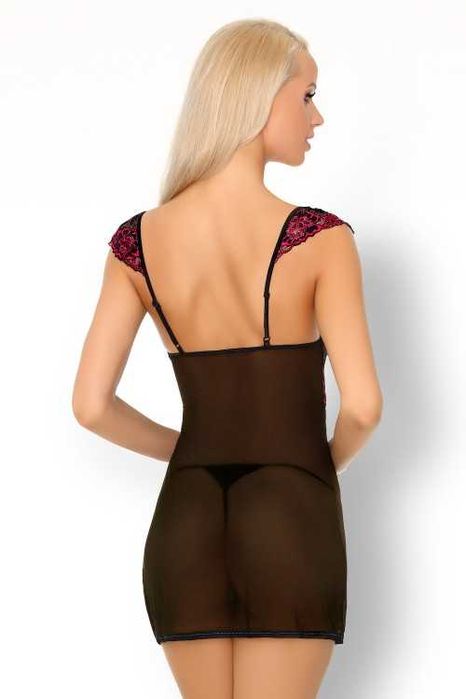 Zmysłowa Koszulka nocna Casarann Love Potion Black LiviaCorsetti