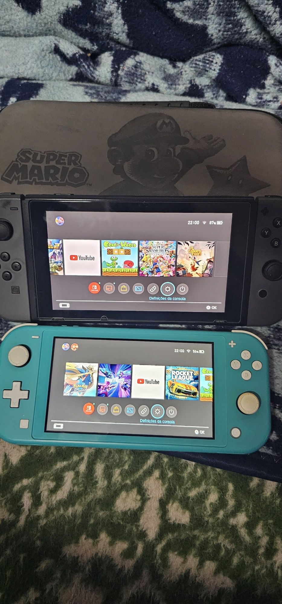 Nintendo switch modelo V2 completa + extras