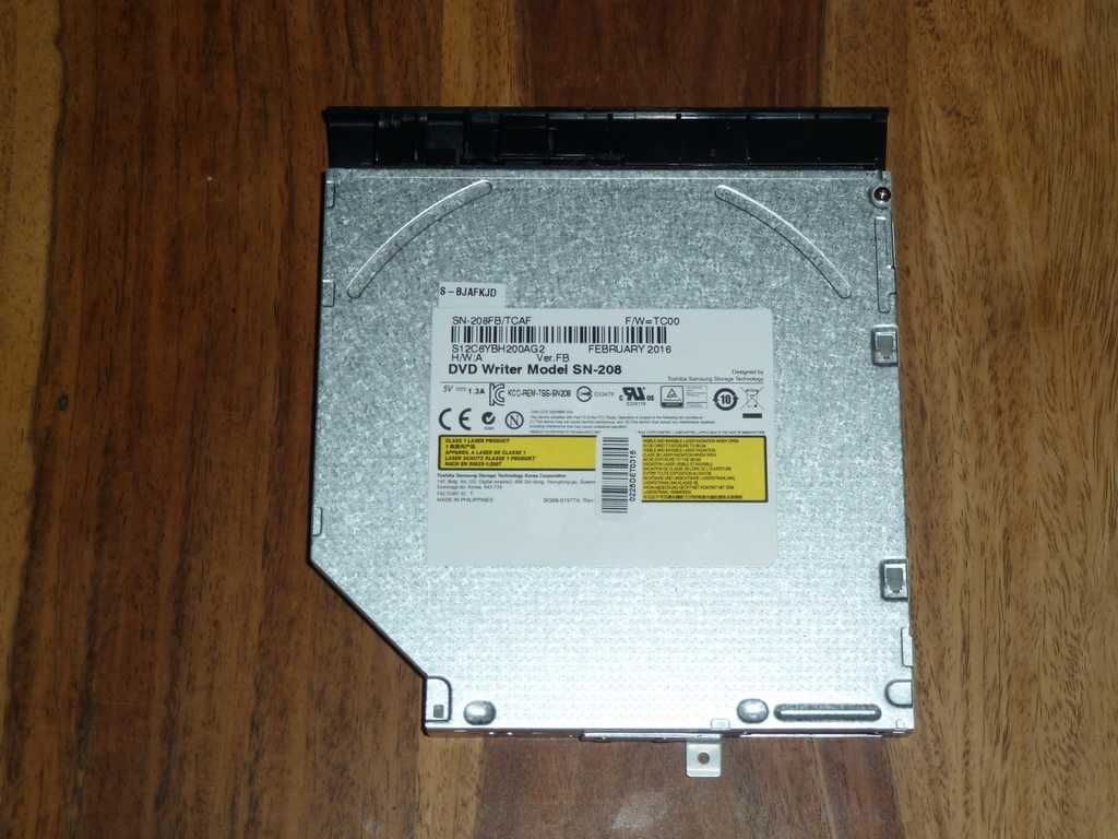 NAPĘD LAPTOP dvd-rw sata Samsung SN-208 SLIM + FRONT (nowy)