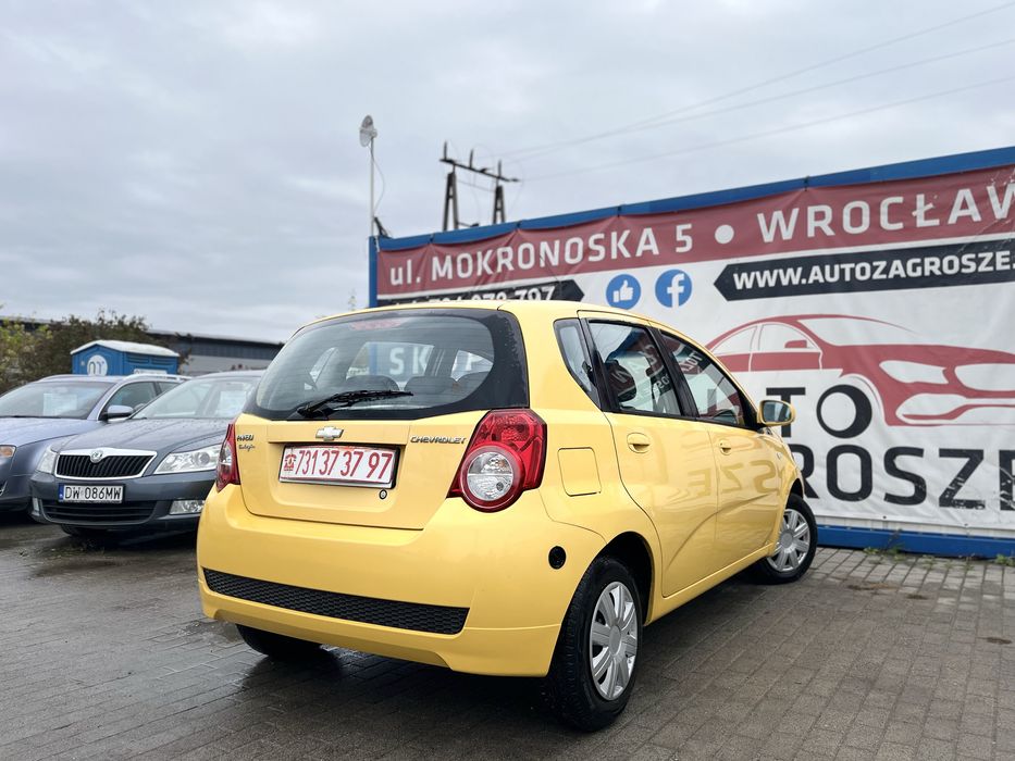 Chevrolet Aveo 1.2 Benzyna+LPG//BRC//2009//5 drzwi//Zamiana