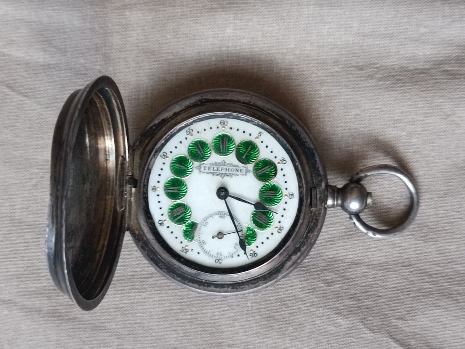 Часы карманные серебряные