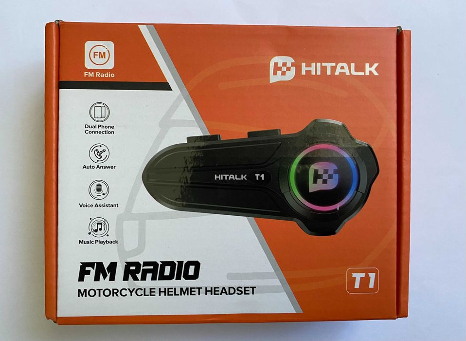 Мото гарнітура Bluetooth на шолом Hitalk T1  (400 грн)