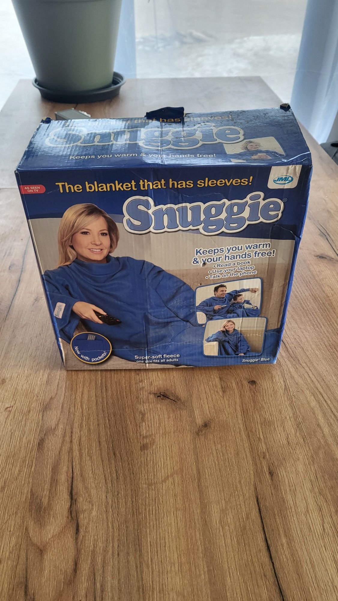 Snuggie koc z rękawami