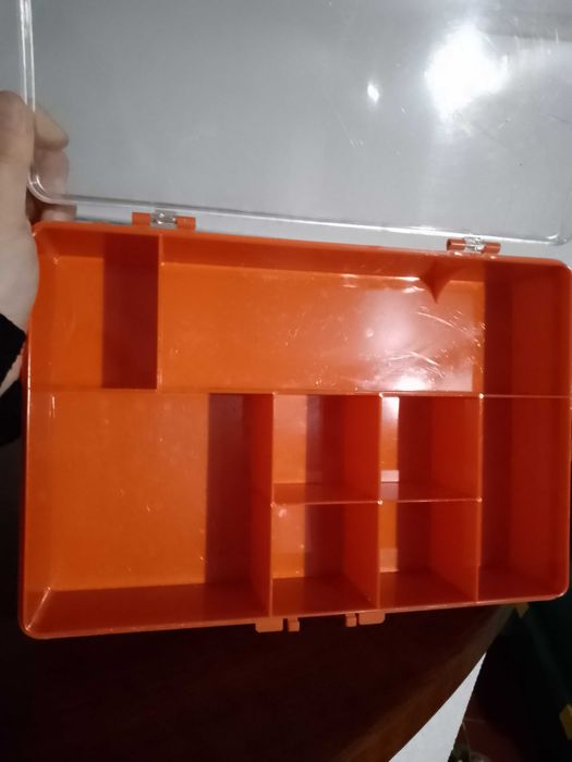 Caixa multiusos laranja