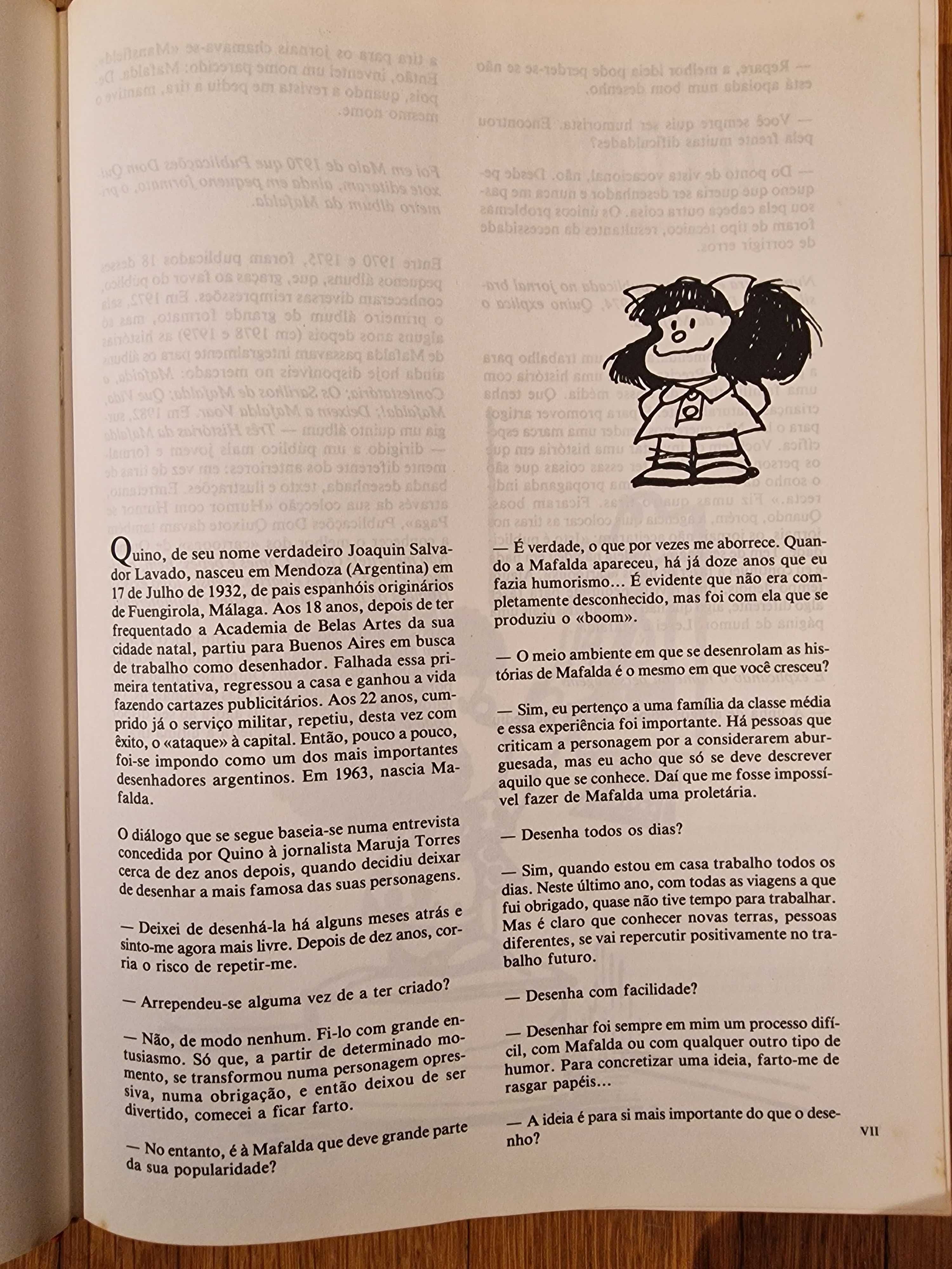 Livro “Toda a Mafalda” – 1ª Edição 1986