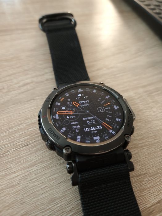 Amazfit T-rex Ultra Stal Nierdzewna.