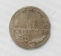 31) AUSTRIA srebro - 6 Kreutzer - 1804 r. H