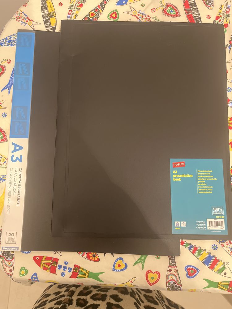 Portfolio A3 Staples 20 bolsas. Novos