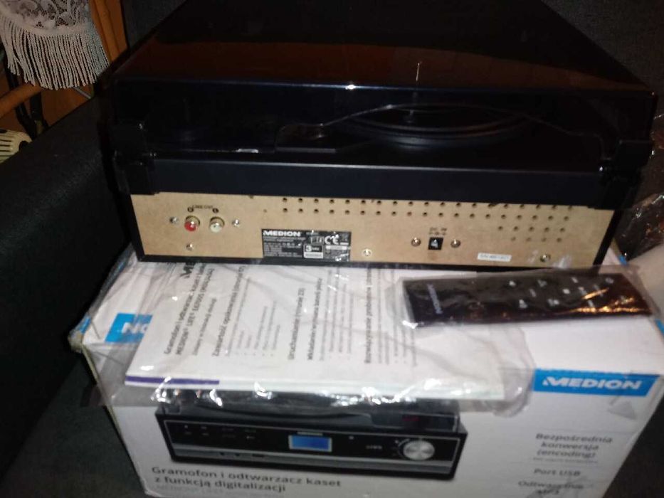 Mp3 Usb nagrywanie z płyt winylowych wbudowany wzmacniacz z głośnikami