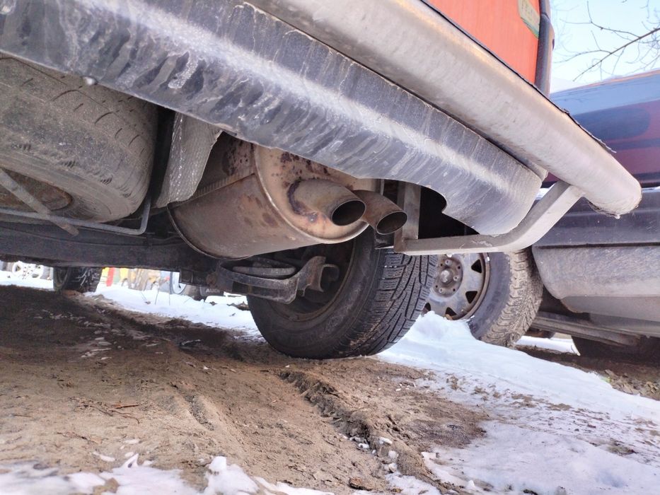 Защита заднего бампера, на Renault kango 2