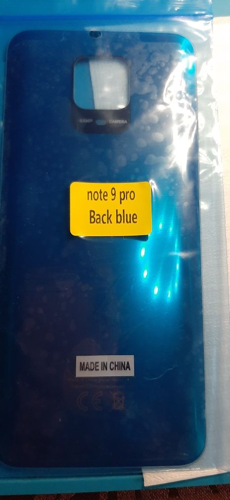 Xiaiomi Redmi note 9 pro tył klapka obudowy