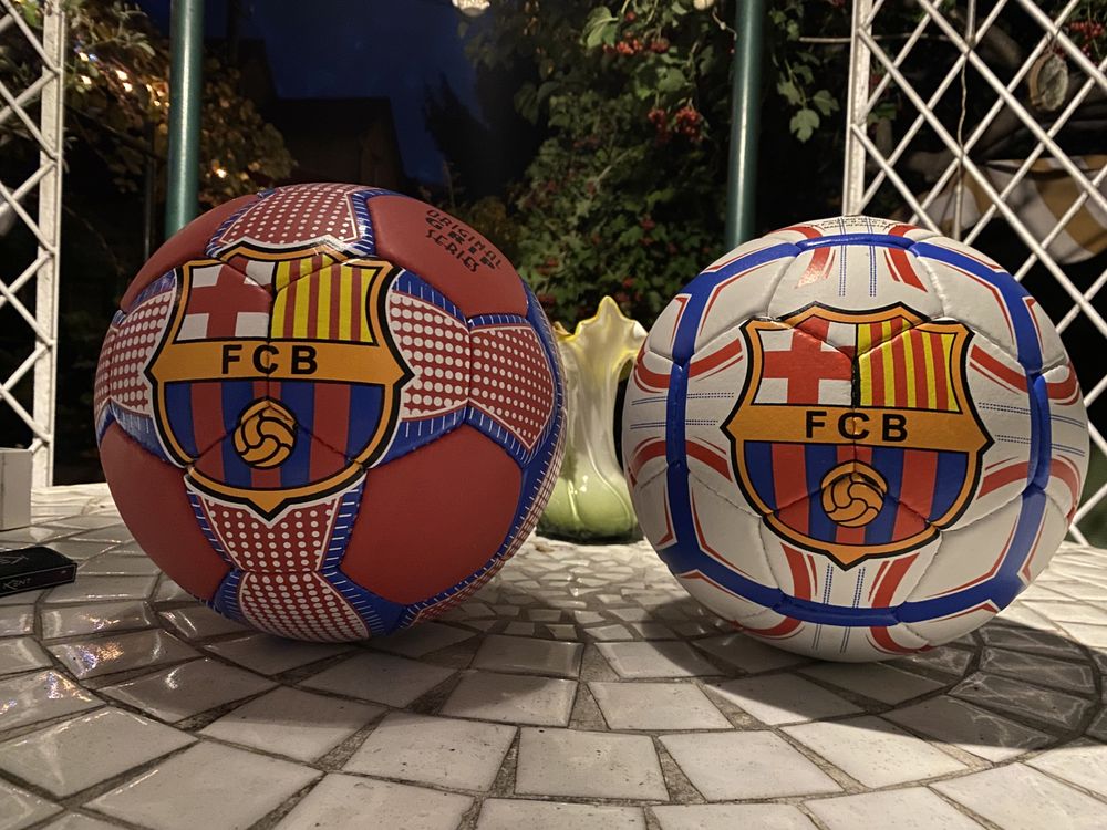 Футбольний м’яч Барселона шкіряний розмір 5