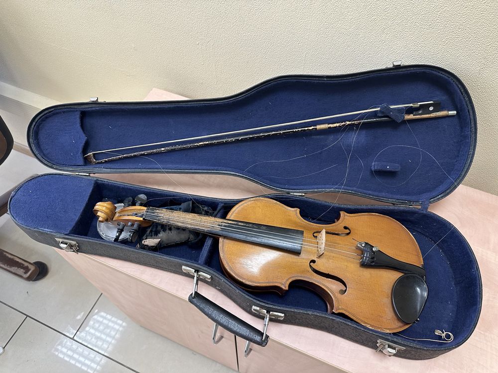 Скрипка 3/4 fabryka instrumentow lutniczych lubin legnicki 1958