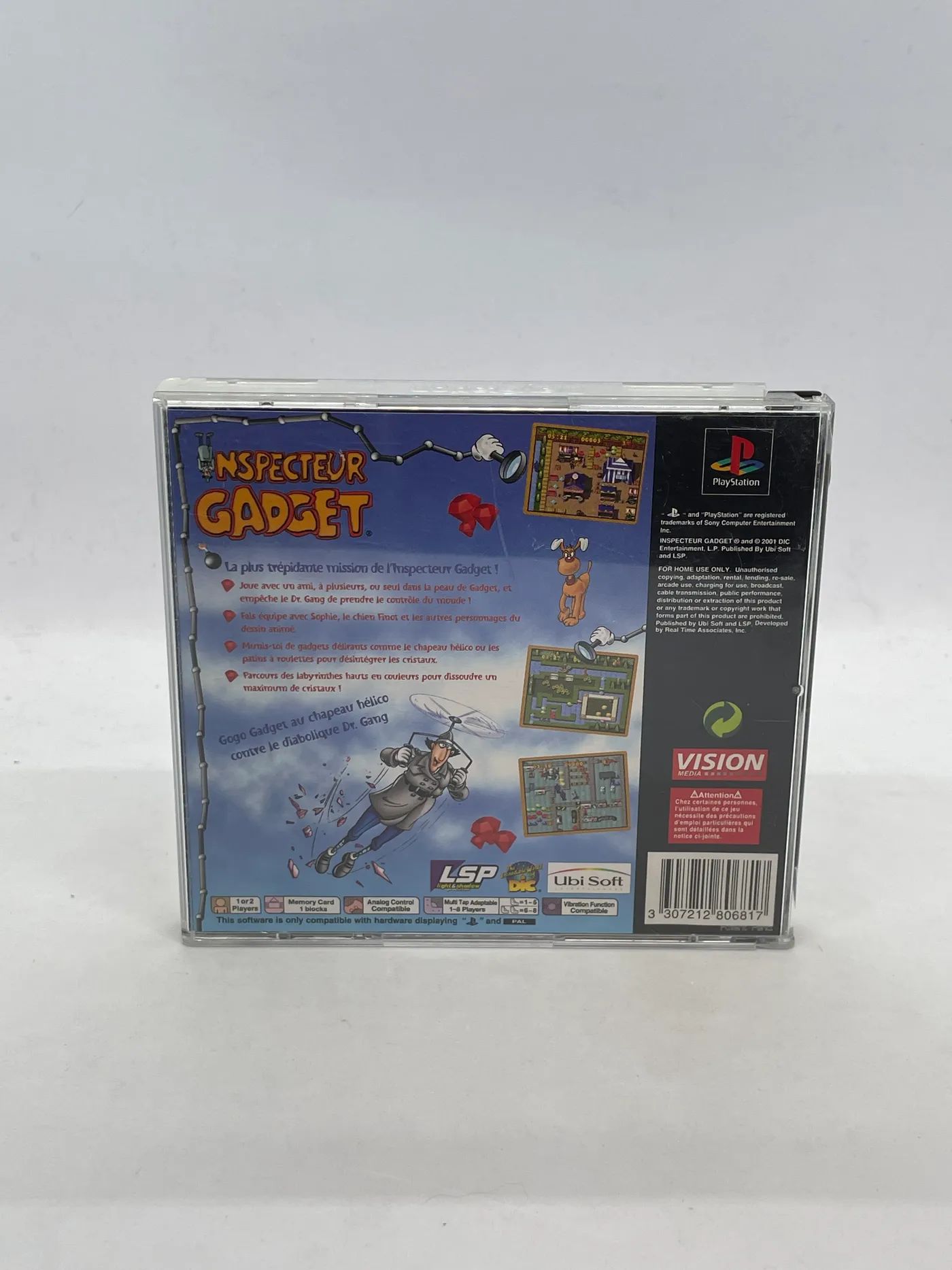 Inspector Gadget Gadget's Crazy Maze PS1 PSX Po Angielsku