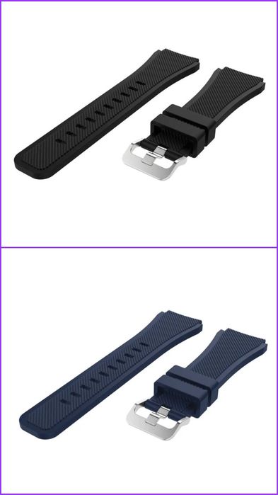 Bracelete / pulseira silicone 20 e 22mm para relógio Watch Samsung