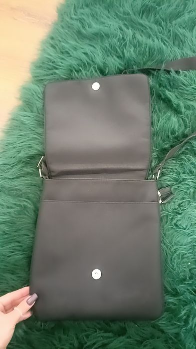 Torba listonoszka prada oryginalna czarna