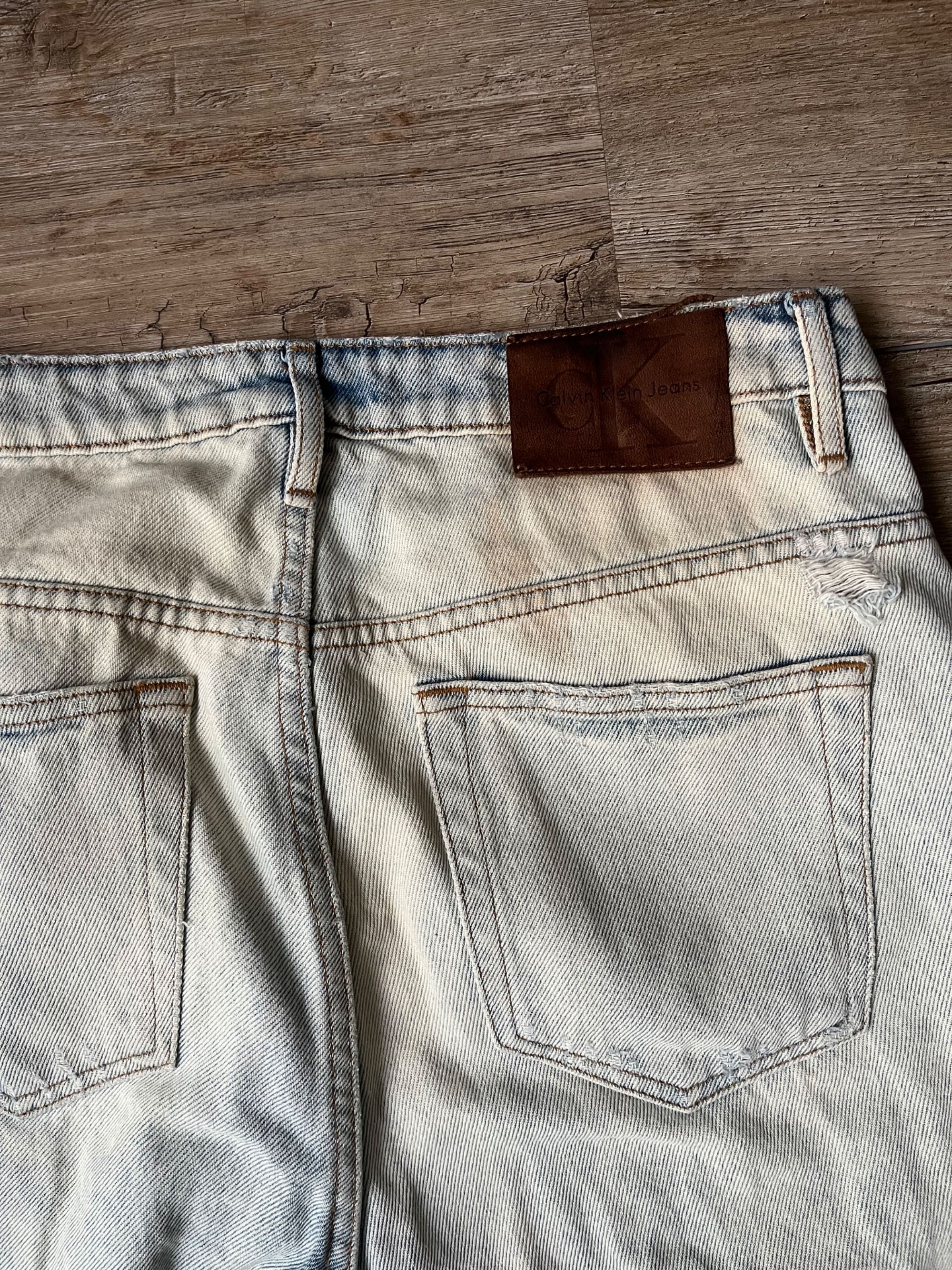 Calvin Klein Spodnie niebieski jasne Jeansy