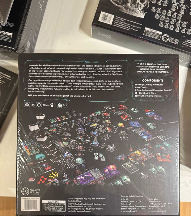 Nemesis: Retaliation. stretch goals + dodatki,  wersja ENG