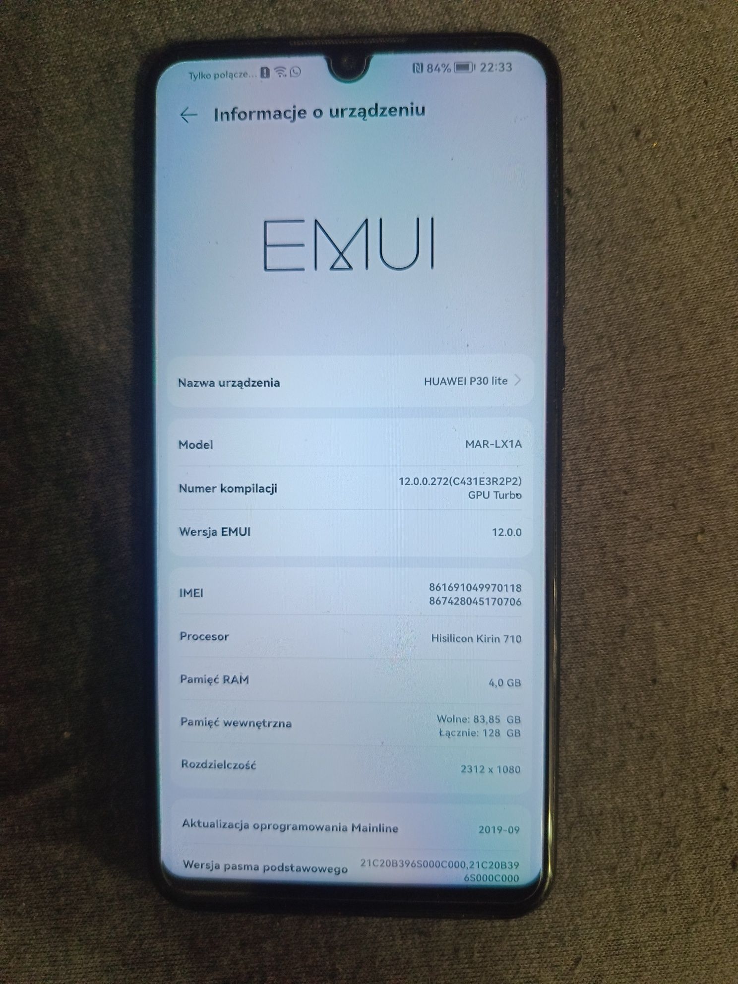 Huawei p30 lite 128gb