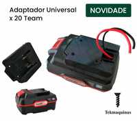 Adaptador universal para baterias Parkside x20v