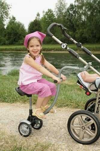 Dostawka do wózka , siedzisko - Bibi Swiss Strolli Rider