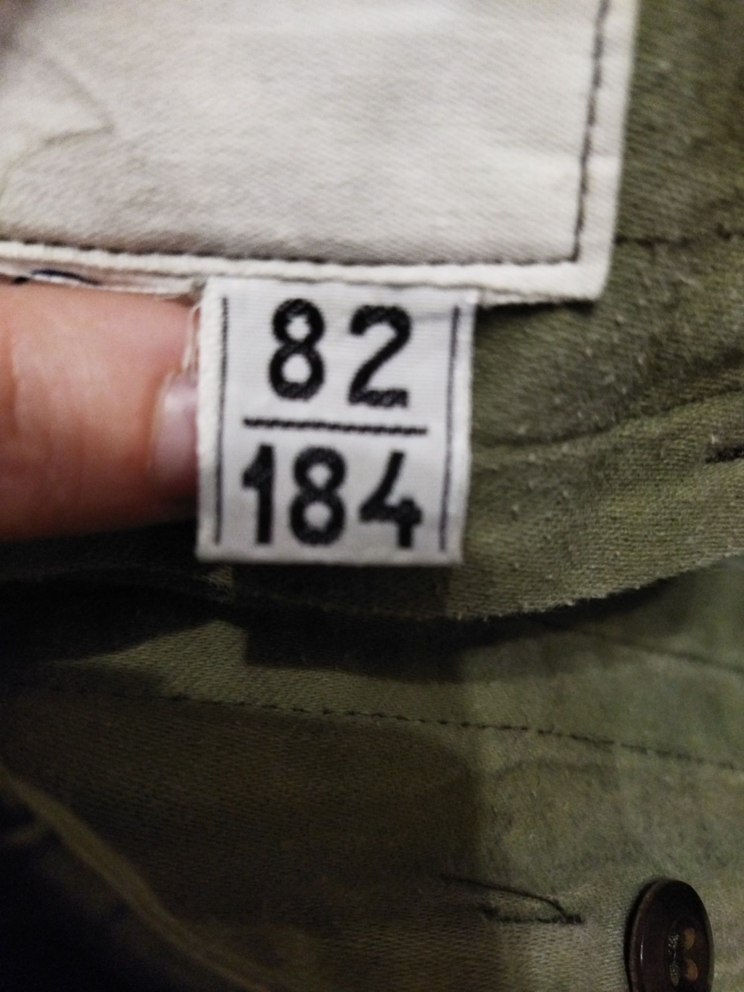 Zimowe spodnie wojskowe wzór 93 pas 82