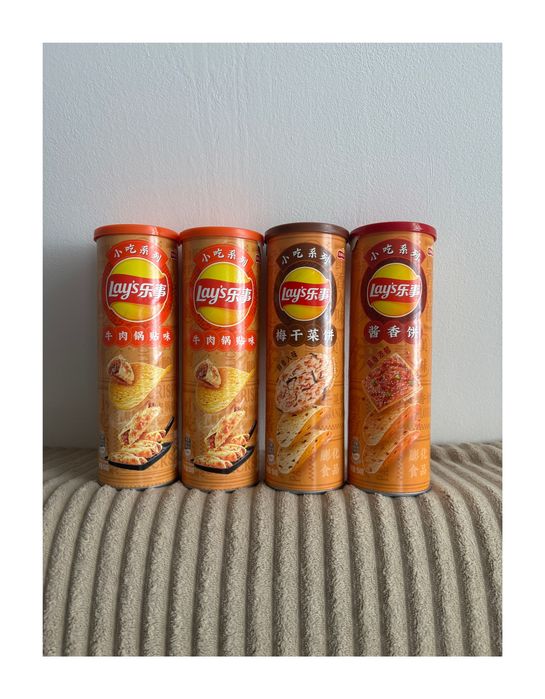 Чіпси Lay’s , азіатскьий снек Латіао , Бульдак , кислі цукерки